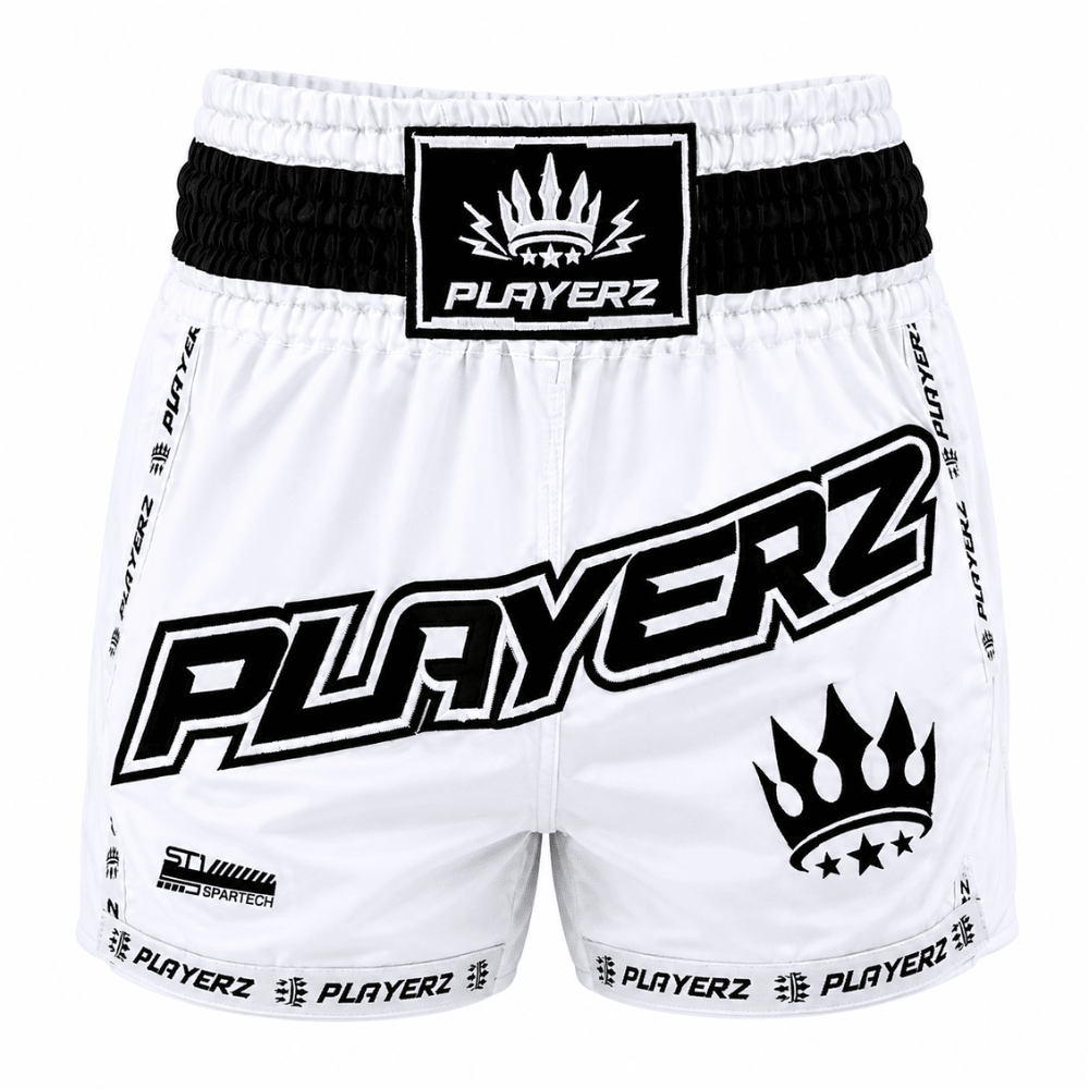 Playerz SparTech Muay Thai Set - White - Playerz Boxing