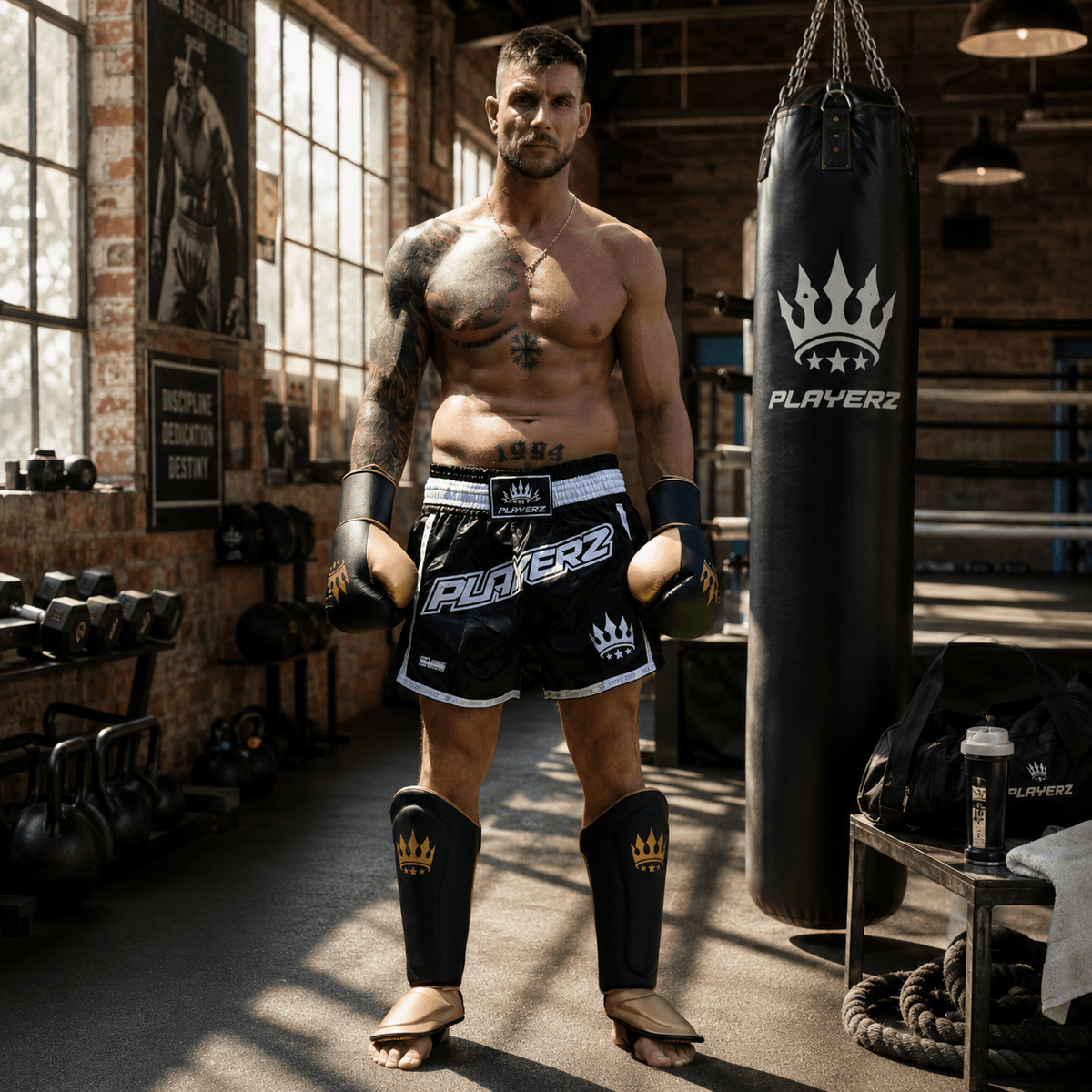 Playerz SparTech Muay Thai Shorts - Playerz Boxing