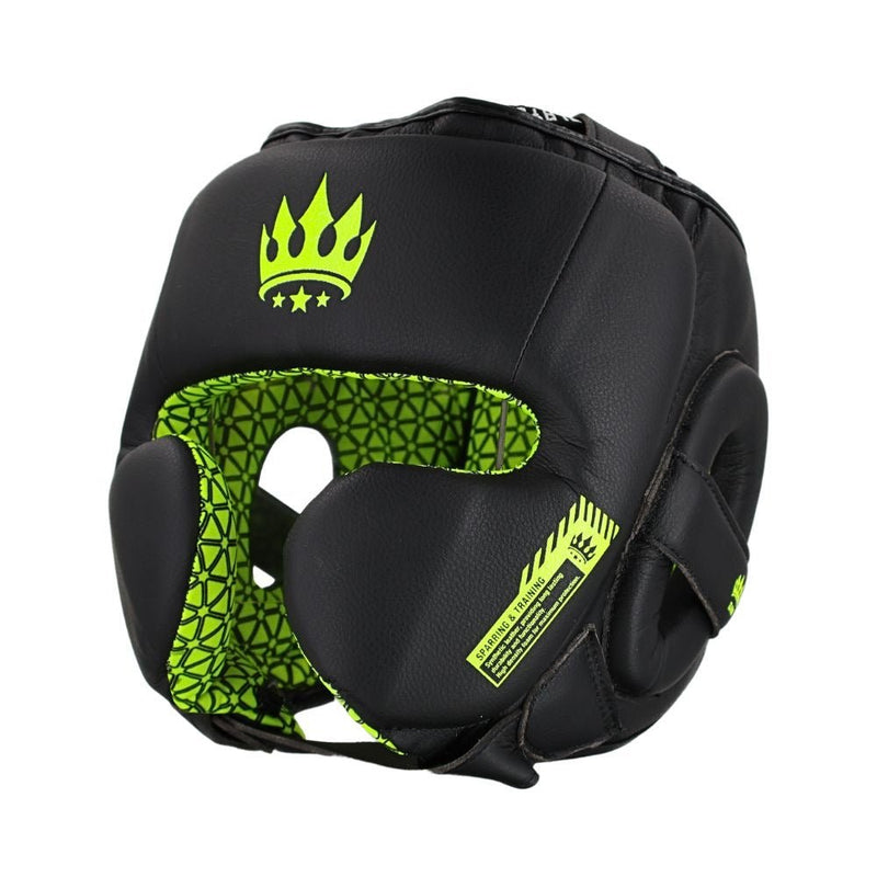 Playerz SparTech Pro Head Guard - Black/Neon - Playerz Boxing