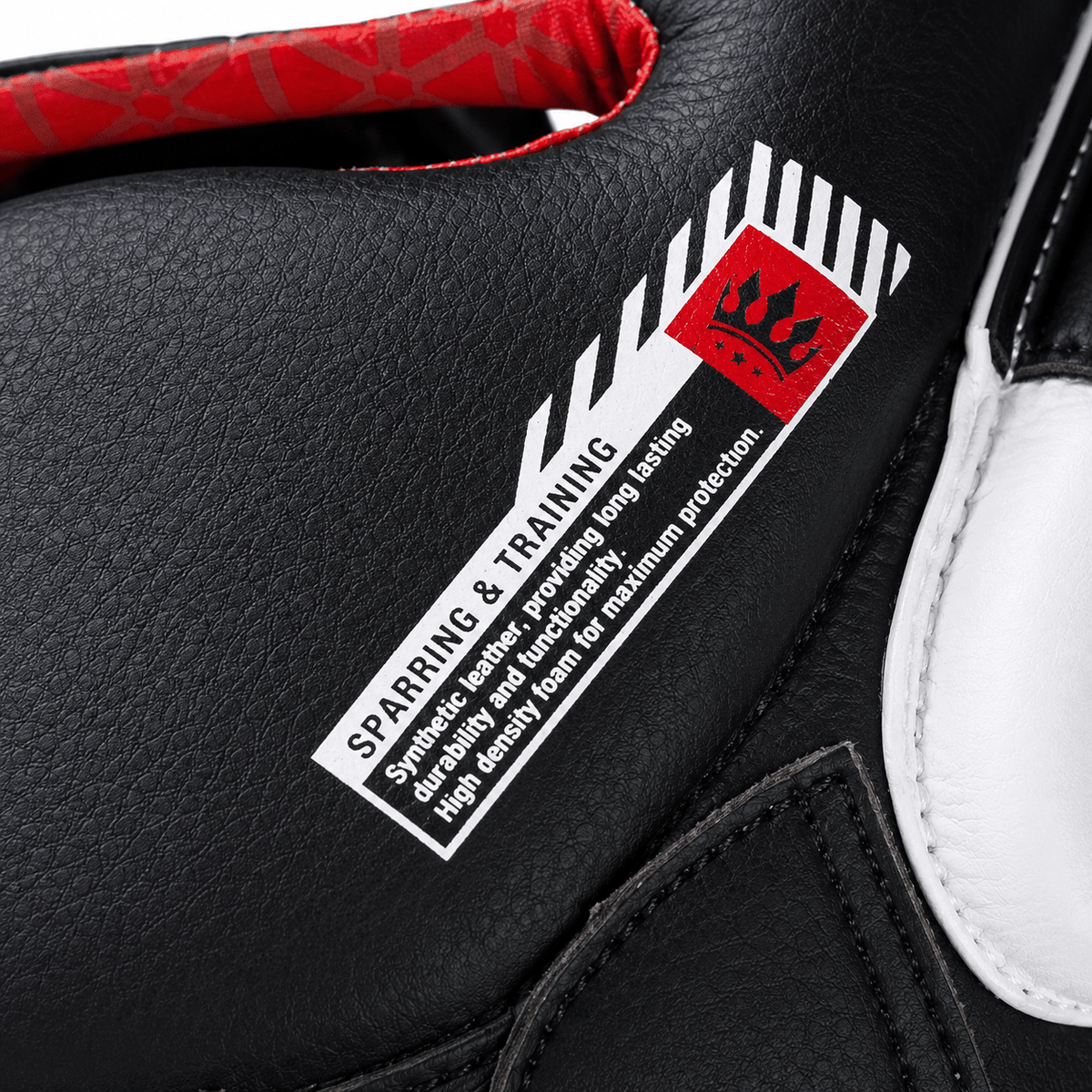 Playerz SparTech Pro Head Guard - Black/White - Playerz Boxing