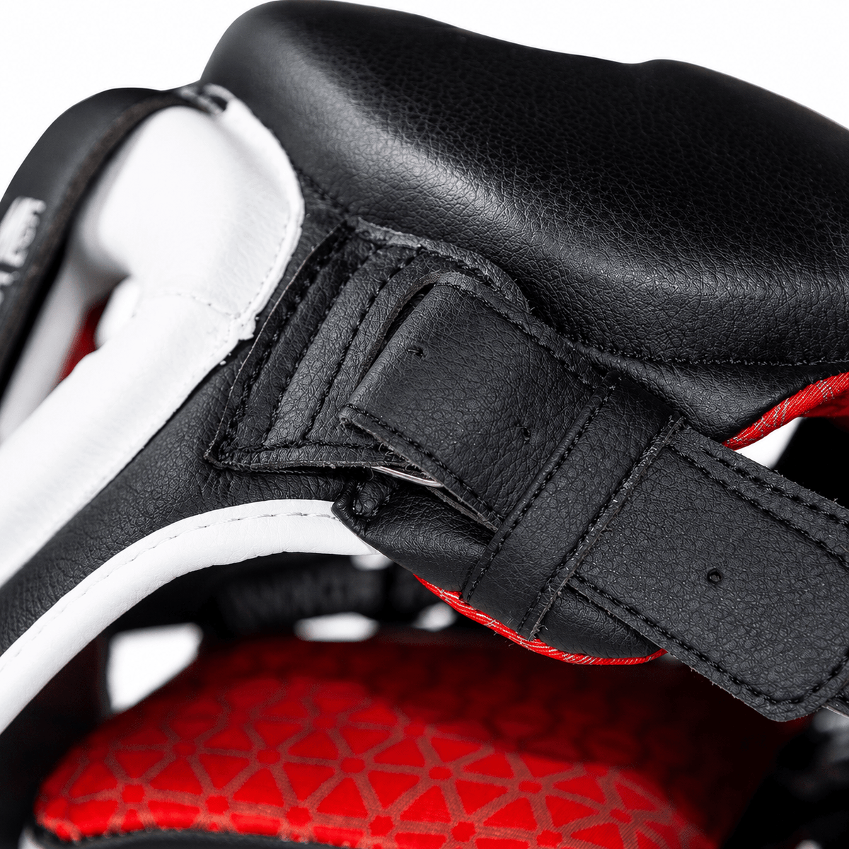 Playerz SparTech Pro Head Guard - Black/White - Playerz Boxing