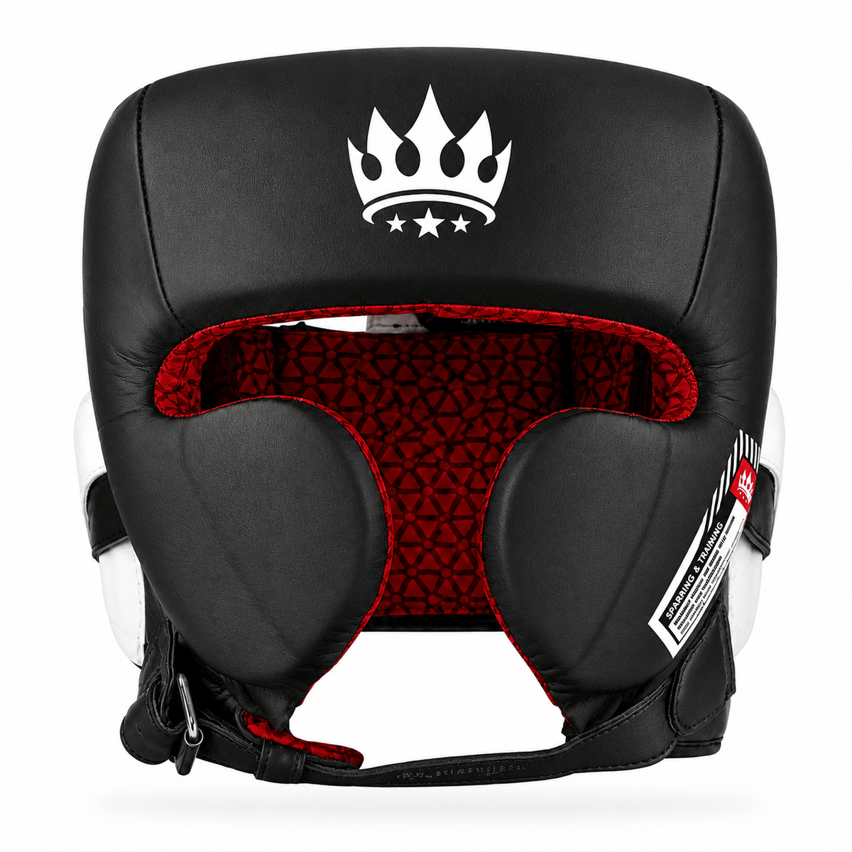 Playerz SparTech Pro Head Guard - Black/White - Playerz Boxing