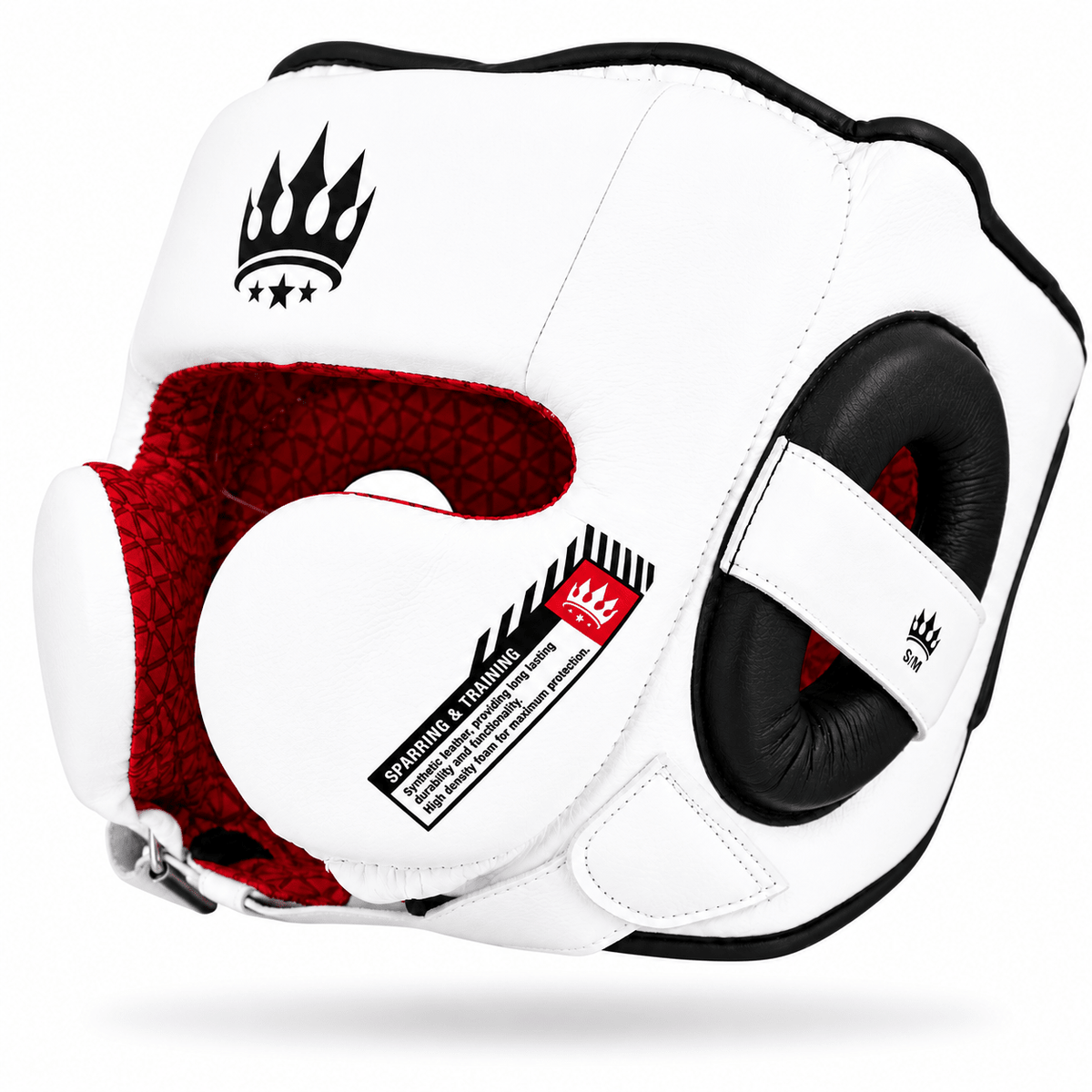 Playerz SparTech Pro Head Guard - White/Black - Playerz Boxing