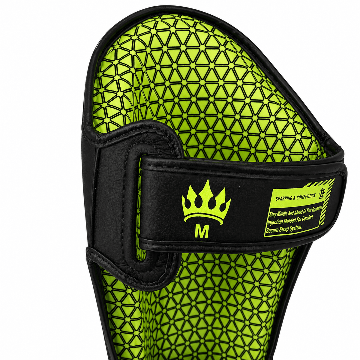 Playerz SparTech Shin Guards - Black/Neon - Playerz Boxing
