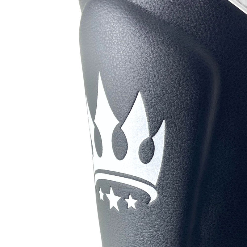 Playerz SparTech Shin Guards - Black/White - Playerz Boxing