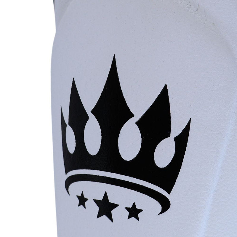 Playerz SparTech Shin Guards - White/Black - Playerz Boxing