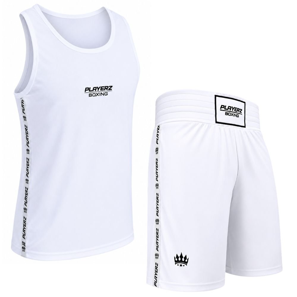 Playerz Stealth Boxing Set - White - Playerz Boxing