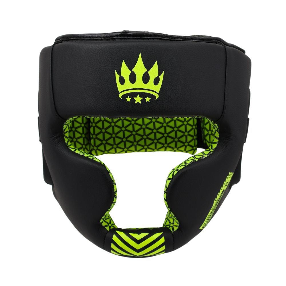 Playerz SparTech Head Guard - Black/Neon